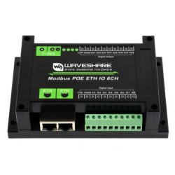 8-kanałowy moduł IO Modbus TCP/RTU PoE Waveshare