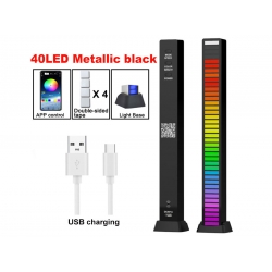 Wskaźnik wysterowania audio 40LED zasilany poprzez USB