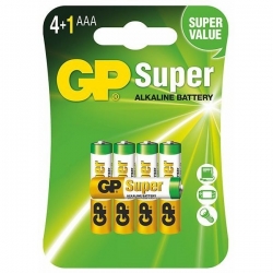 5 x bateria alkaliczna GP Super Alkaline LR03 AAA