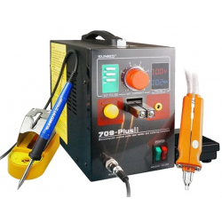 709PLUS zgrzewarka akumulatorowa 80 – 800 A z mikrolutownicą 50W SUNKKO