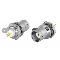 Złącze BNC gniazdo panelowe 50 Om Golden Loch