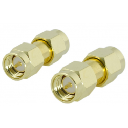 Adapter złącze wtyk SMA męski - wtyk SMA męski