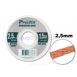 8PK-031C plecionka do odsysania cyny 2,5mm 1,5m