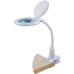 LAM-036, lampa z lupą 5d, lampa 9101LED-A-C, lampa ze szkłem powiększającym, lupa z podświetleniem, lupa z oświetleniem,