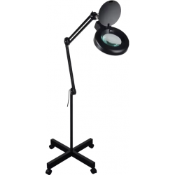 Lampa z lupą na statywie powiększająca 5D 5" 12W 60 x LED SMD 127mm czarna