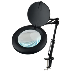 Lampa z lupą do blatu powiększająca 5D 5" 12W 50 x LED SMD 1200lm czarna