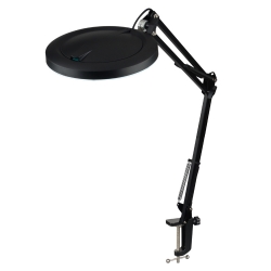Lampa z lupą przykręcana do blatu 3D 127mm  50 LED SMD 1200lm czarna