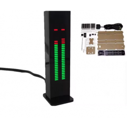 AS30 2-kanałowy wskaźnik poziomu dźwięku LED zestaw do samodzielnego montażu DIY KIT