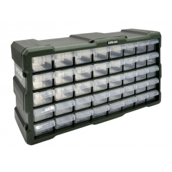 Organizer ścienny z 40 szufladkami zielony ASR-6003-GREEN