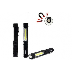 Lampka warsztatowa LED COB 2W + 1W z magnesem BEAST