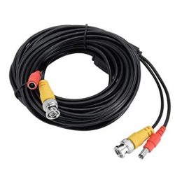 Kabel przyłącze CCTV BNC + DC 1,8m BNK30