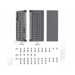 BST-9911+ zestaw wkrętak elektryczny + 56 bitów + demagnetyzer + podkładka magnetyczna w aluminiowym etui