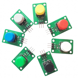 Zestaw 7 modułów przycisk cyfrowy Tact Switch 6 kolorów Arduino
