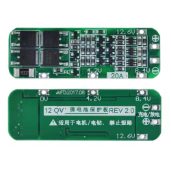 Moduł zabezpieczający BMS 3S 12.6V 20A Li-Ion 18650