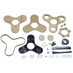 Fidget Spinner zestaw do lutowania SMD LED DIY