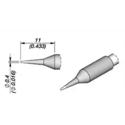 C245-032 grot do lutownic z kolbą T245 ostra stożek 0,4mm AIXUN