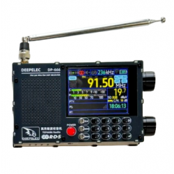 DP-666 Odbiornik radiowy DSP TEF6686 ESP32 czarny DEEPELEC