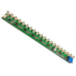 Jednokanałowy wskaźnik poziomu dźwięku audio Mono 20 LED VU