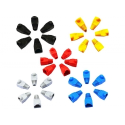 Osłona wtyku 8P8C RJ45 opakowanie 50 sztuk E0777