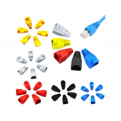 Osłona wtyku 8P8C RJ45 opakowanie 50 sztuk E0777