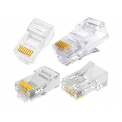 Wtyk RJ45 8P8C kat5E drut 100 sztuk E1118