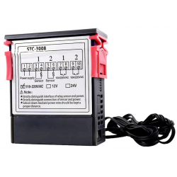 Termostat cyfrowy STC-3008 regulator temperatury i wilgotności 230VAC