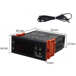 Termostat cyfrowy HW7016A  regulator temperatury 230VAC