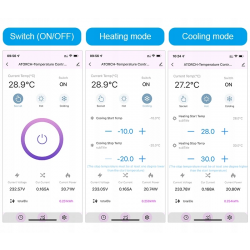 Termostat z gniazdem 230V WiFi Tuya Smart Eurokomp