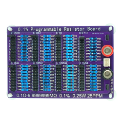 Programowalna dekada rezystorowa  0.1-9.99 MOhm 0.1% / 0.25W