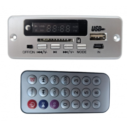 Panelowy odtwarzacz dekoder audio MP3 USB SD FM AUX ze wzmacniaczem 2x3W