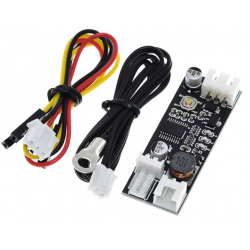 Moduł sterownika wentylatora PWM 12V z czujnikiem temperatury