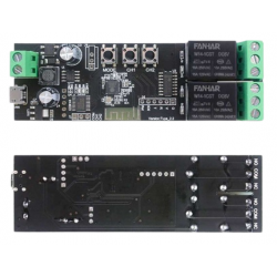 2-kanałowy moduł przekaźnika 7-32V AC/DC sterownik bram i silników Tuya Smart WiFi