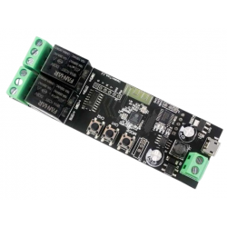 2-kanałowy moduł przekaźnika 7-32V AC/DC sterownik bram i silników Tuya Smart WiFi