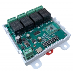 4-kanałowy moduł przekaźnikowy  WiFi + Bluetooth DM-BL1/4