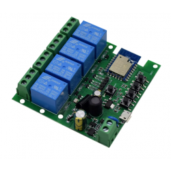 Inteligentny sterownik 4-kanałowy WiFi z RF433 AC 85-250V Tuya Smart Life