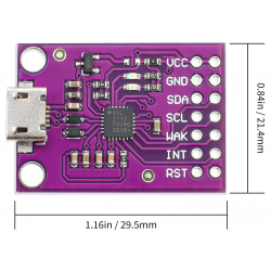 Moduł komunikacyjny CP2112 USB na SMBus I2C