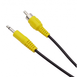 Kabel Adapter Audio-Wideo AV (1,5 M) 3,5mm Mono na RCA