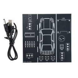 Zestaw do nauki lutowania symulator jazdy KIT DIY