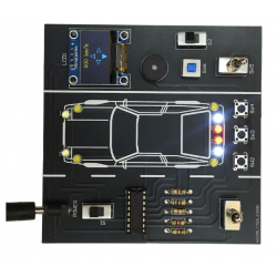 Zestaw do nauki lutowania symulator jazdy KIT DIY