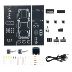 Zestaw do nauki lutowania symulator jazdy KIT DIY