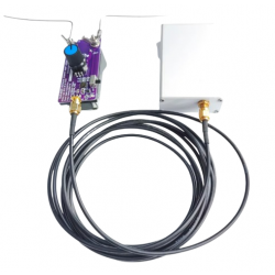 Aktywna płytka wzmacniacza anteny krótkofalowej SDR z regulowanym wzmocnieniem