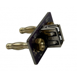 Adapter testowy zasilacza DC do USB 5V wtyki bananowe 19.05mm