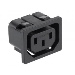 Gniazdo AC 3PIN komputerowe montaż GNI0128