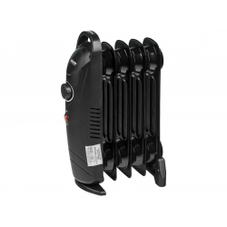 Grzejnik olejowy mini 500W czarny GRZ-006