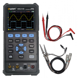 HDS307S oscyloskop cyfrowy 2x70MHz 250MSa/s z multimetrem i generatorem OWON