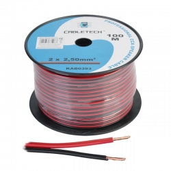 Przewód głośnikowy CCA 2 x 2,50mm = 1 metr bieżący