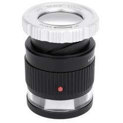 Lupa z podświetleniem LED i UV 30X metalowa cylindryczna