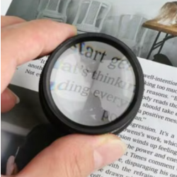 Profesjonalna lupa 30X optyczna czarna