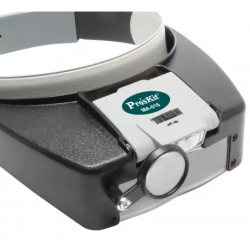 MA-016 lupa nagłowna z podświetleniem 1.8x - 4.8x LED Pro'sKit