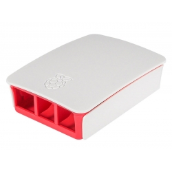 Plastikowa obudowa do Raspberry Pi 3 biało-czerwona OBD-025